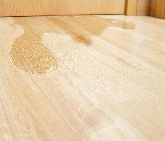 Water on wood Flooring